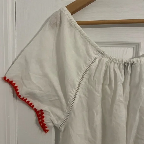 J Crew Spanish inspired top with tassels - Picture 4 of 7